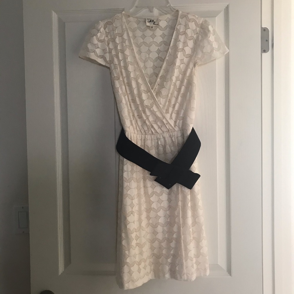 milly of new york silk dress Original Milly of New York Lace Silk Dress Sz 2